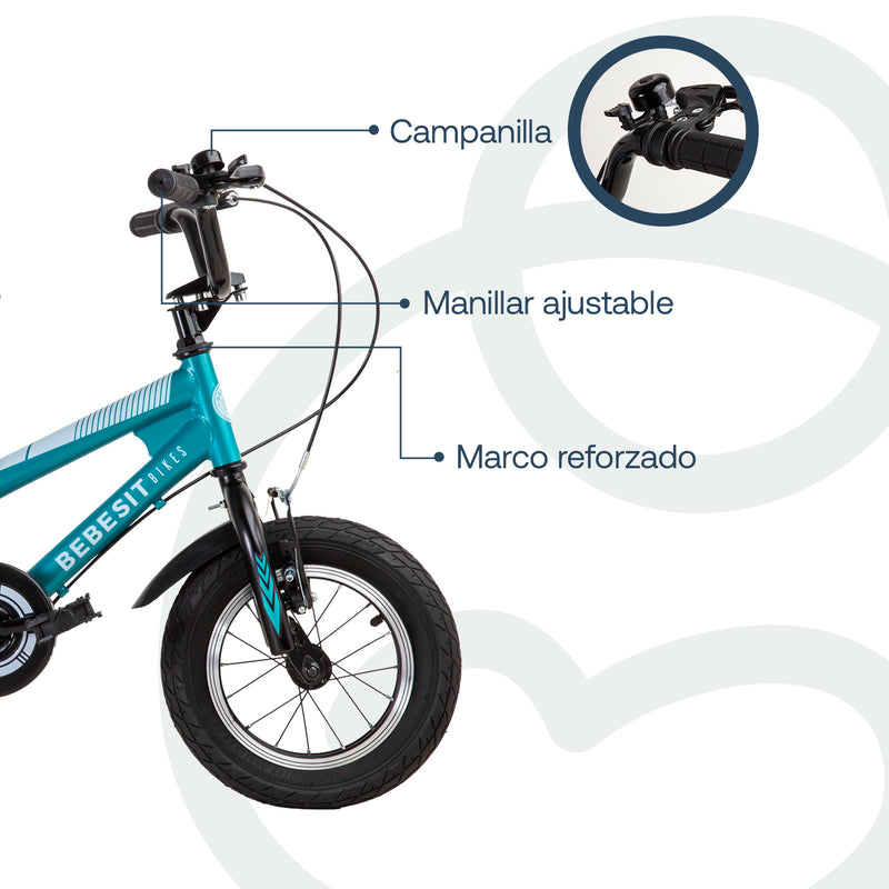 Bicicleta Canyon Aro 12 Verde, Bebesit