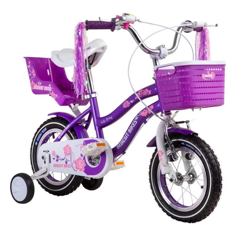 Bicicleta Queen Aro 12 Morada, Bebesit