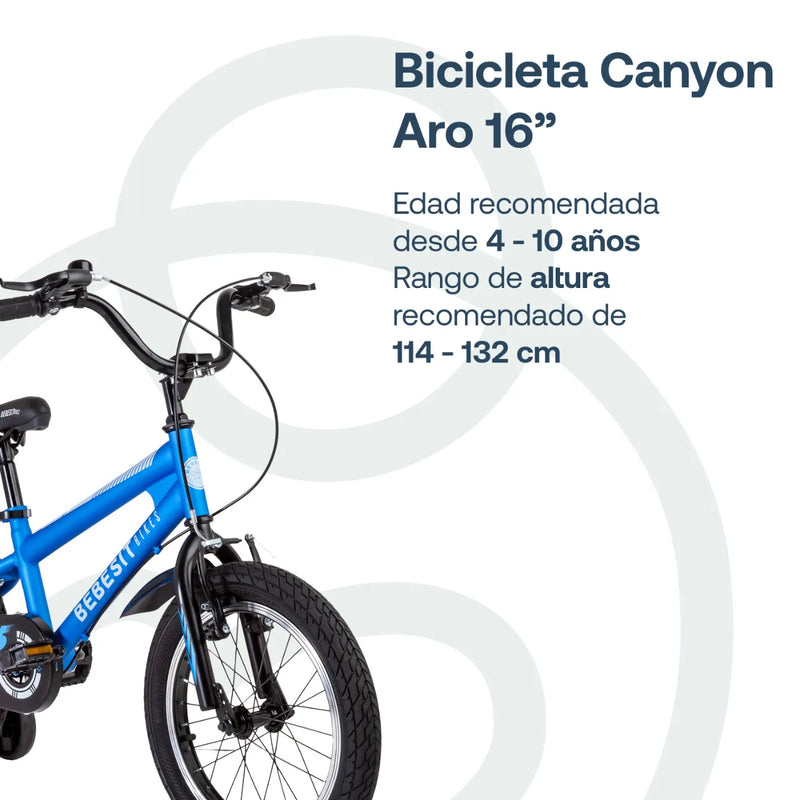Bicicleta Canyon Aro 16 Azul, Bebesit