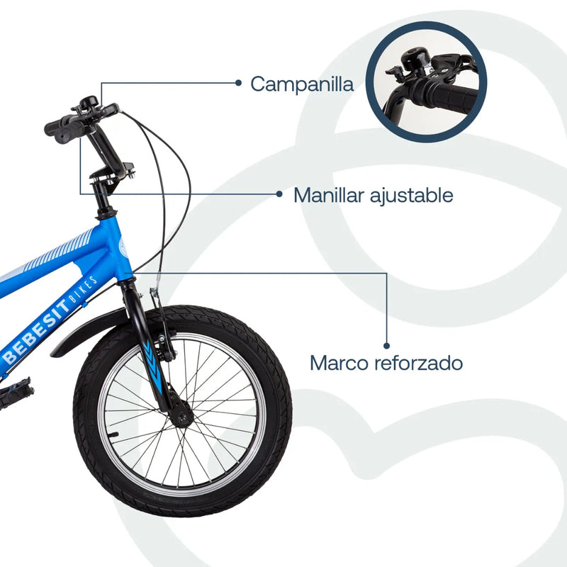 Bicicleta Canyon Aro 16 Azul, Bebesit