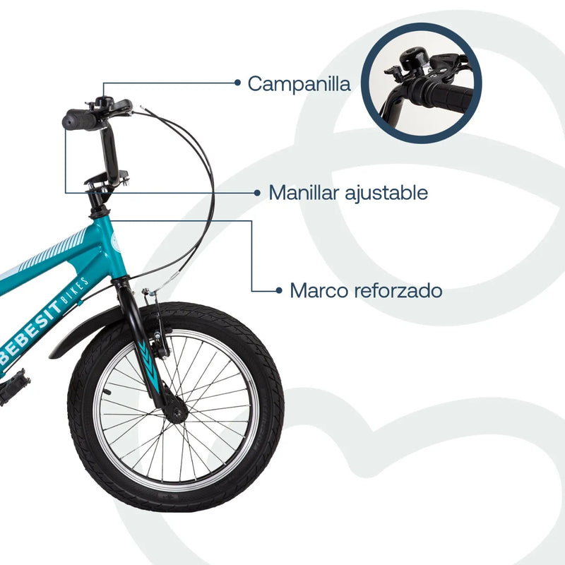 Bicicleta Canyon Aro 16 Verde, Bebesit