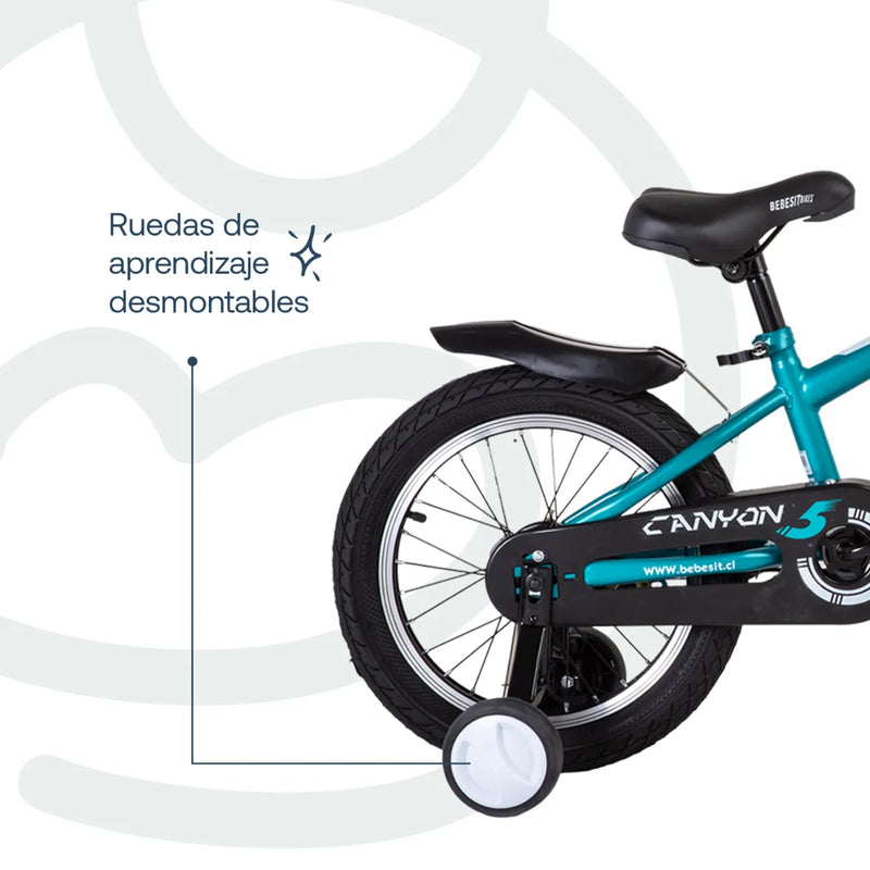 Bicicleta Canyon Aro 16 Verde, Bebesit