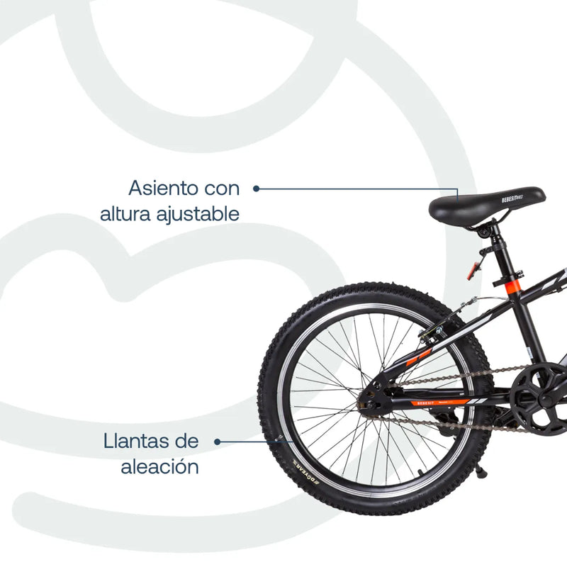 Bicicleta Kyson Aro 20 Roja, Bebesit