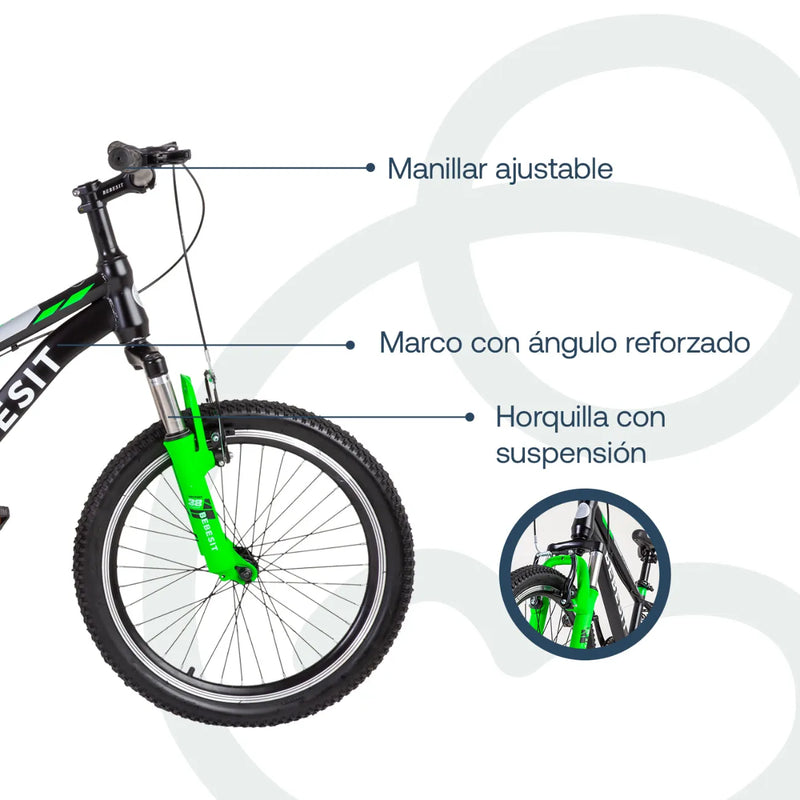 Bicicleta Kyson Aro 20 Verde, Bebesit