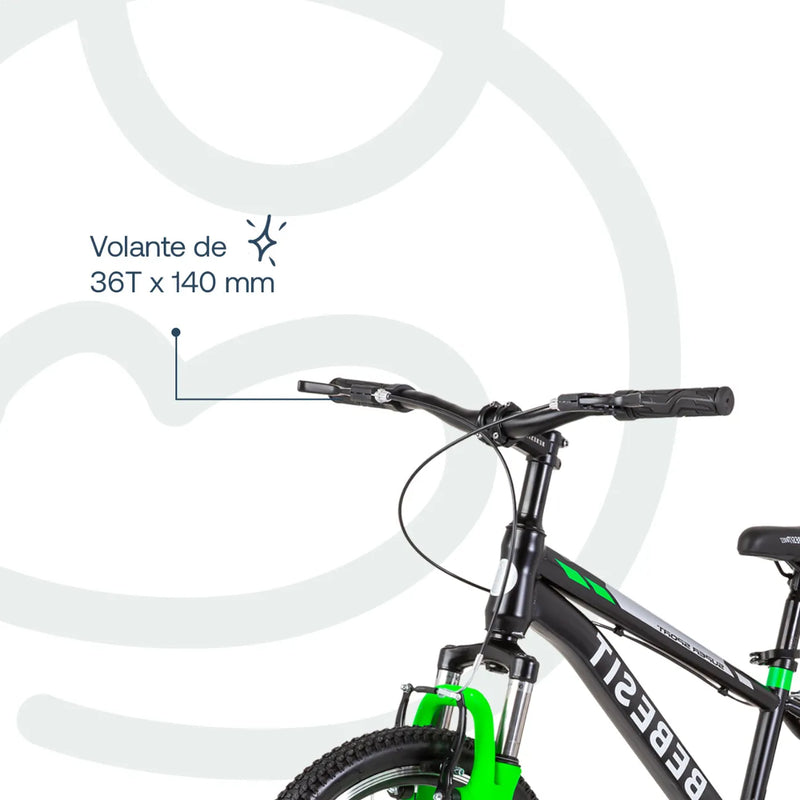 Bicicleta Kyson Aro 20 Verde, Bebesit