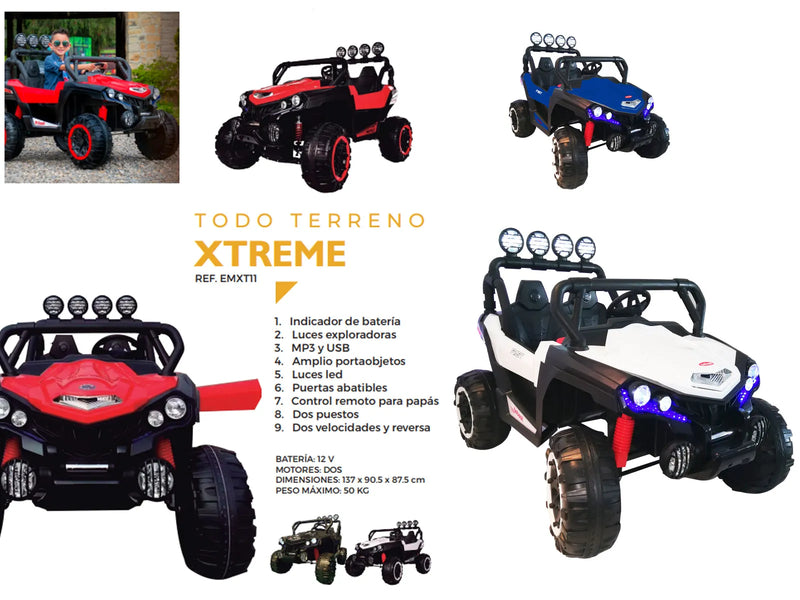 Jeep Polaris Extreme Rojo, Bebesit