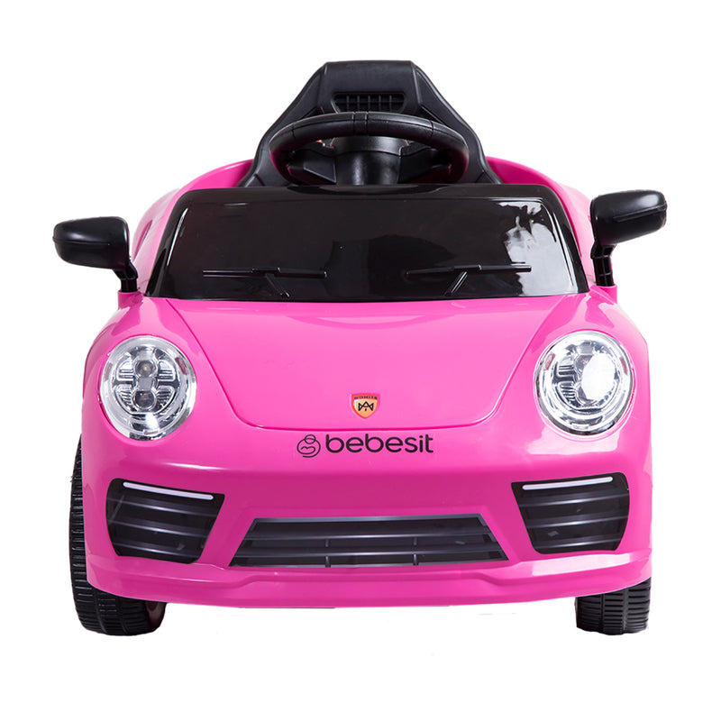 Auto Deportivo Eléctrico Race Rosa Bebesit