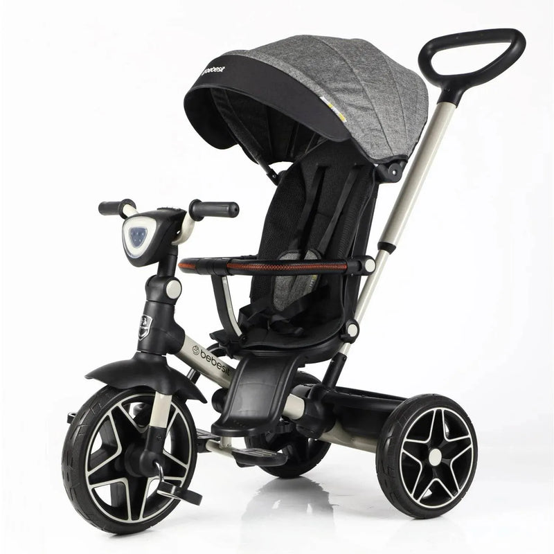 Triciclo Explorer Gris, Bebesit - Kidsclub