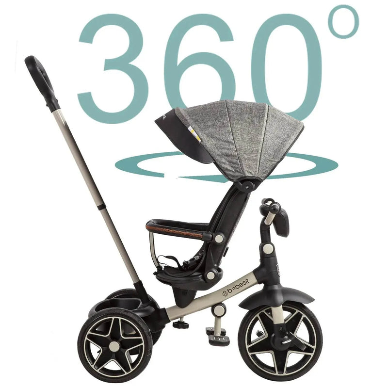 Triciclo Explorer Gris, Bebesit - Kidsclub