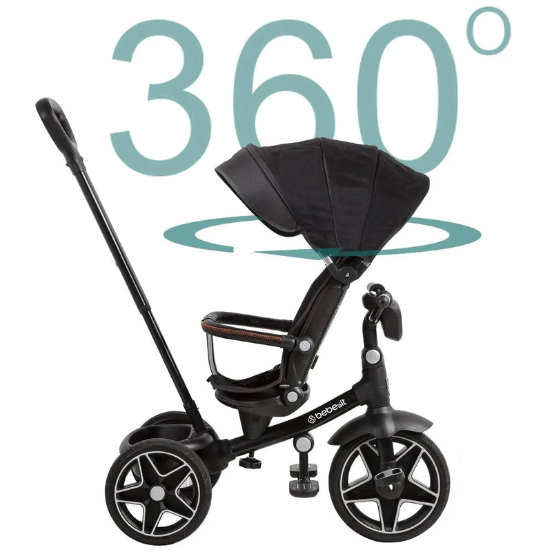 Triciclo Explorer Negro, Bebesit - Kidsclub