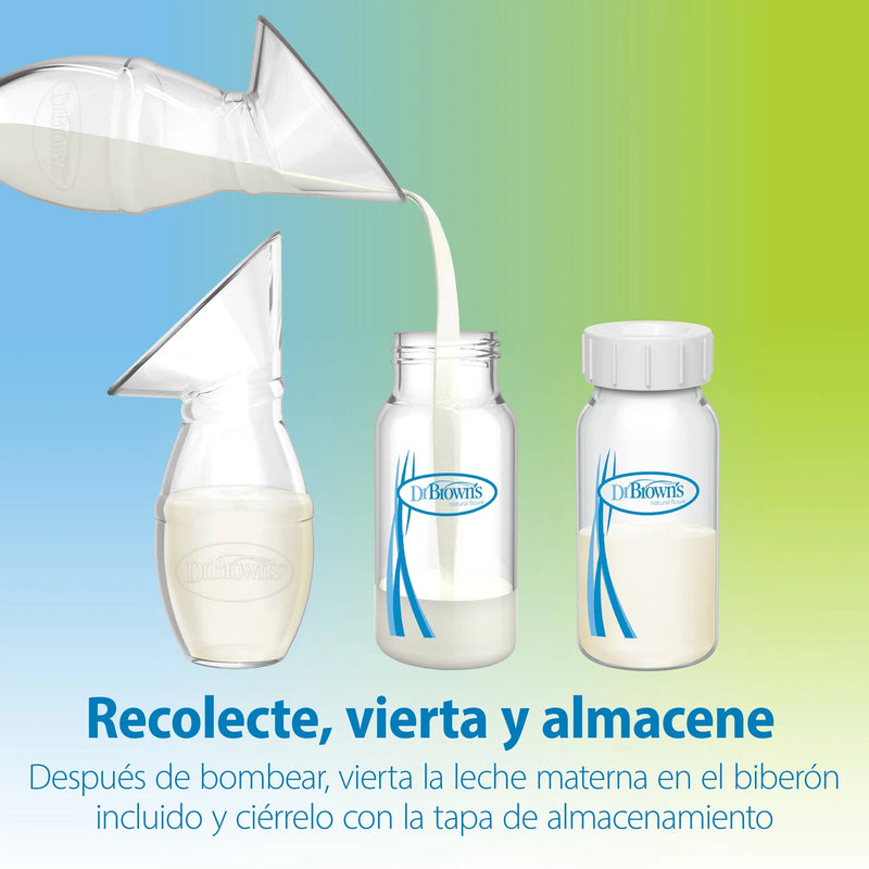 Extractor de Leche Manual 1 Pieza c/ Mam Estándar 120ml, Dr.Brown&