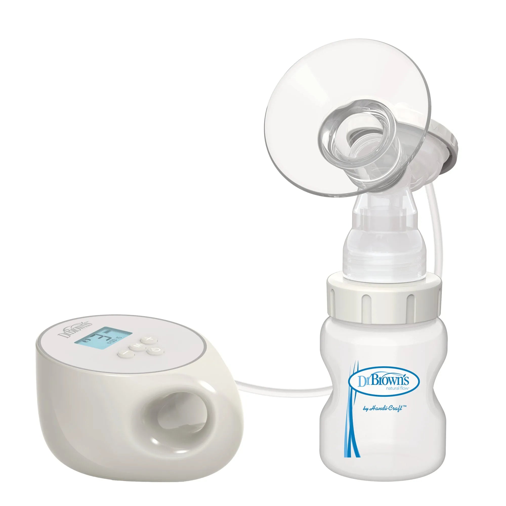 Extractor de Leche Eléctrico individual 220V c/ Mam Boca Ancha 150ml, Dr.Brown's.