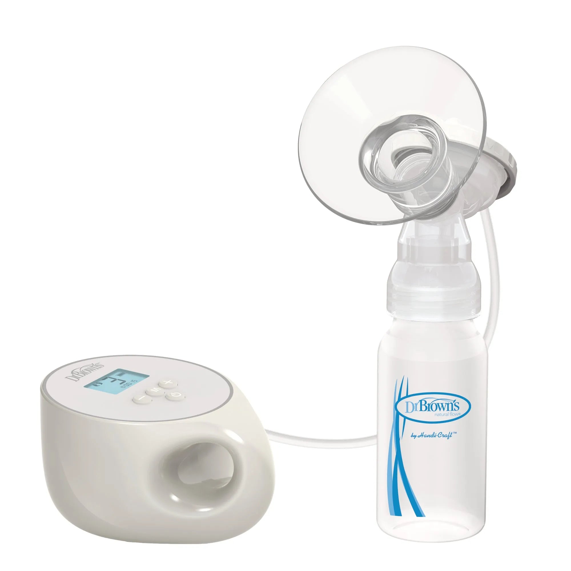Extractor de Leche Eléctrico individual 220V c/ Mam Boca Ancha 150ml, Dr.Brown's.