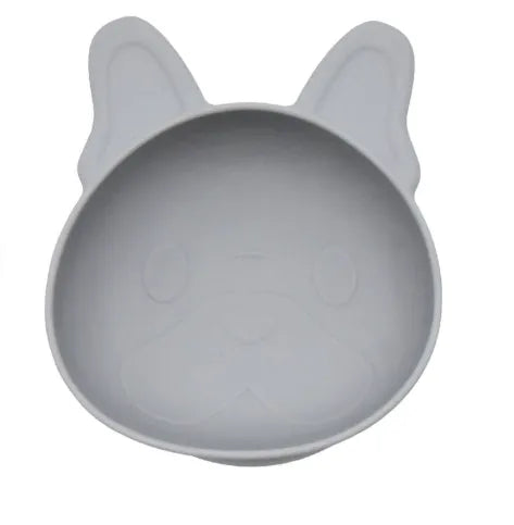 Bowls de silicona con ventosa, paquete de 2 Perro, Melii