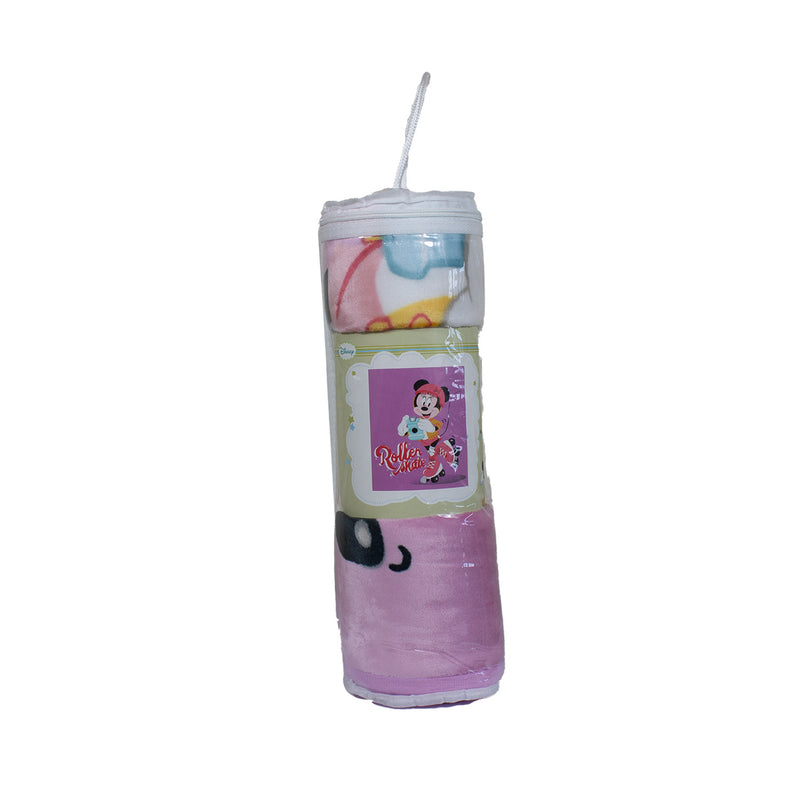 Saco con Broche Ultra Soft Minnie Roller 80x110cm Rosado