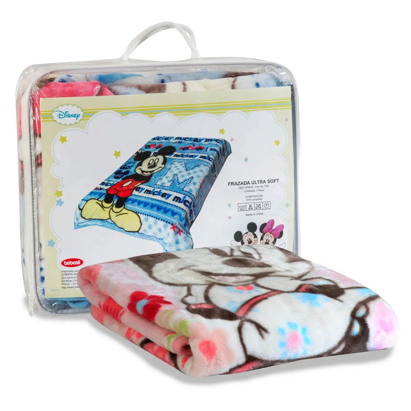 Cobertor Cuna Minnie Rosado, Disney