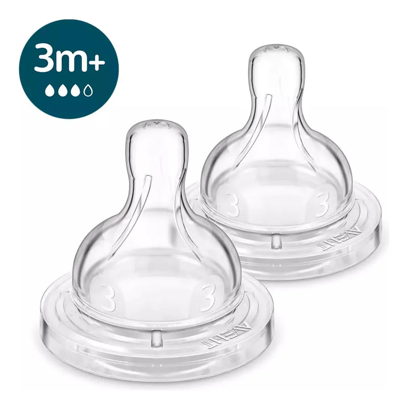 Tetina Anticolic flujo medio 3m+, Philips Avent