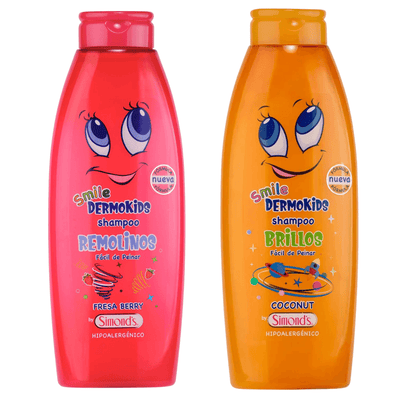 Pack shampoo Smile Dermokids Fresa Berry y Coconut 400 ml, Simond's - Kidsclub