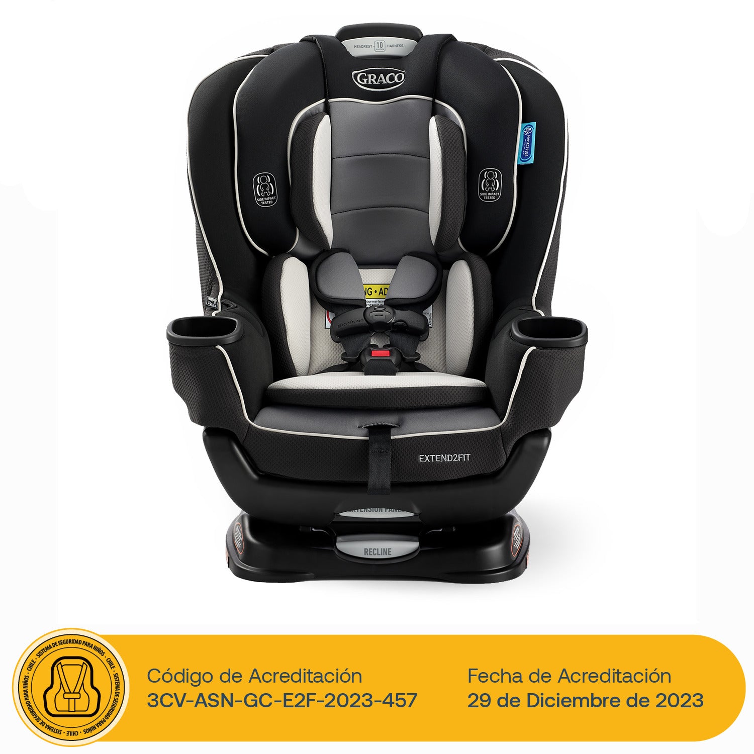 Silla de Auto Convertible Extend2fit Gotham, Graco
