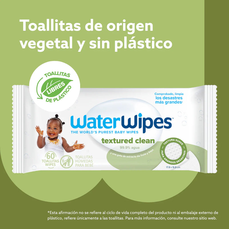 Toallitas húmedas WaterWipes Textured Clean 3x60 uns (vu)