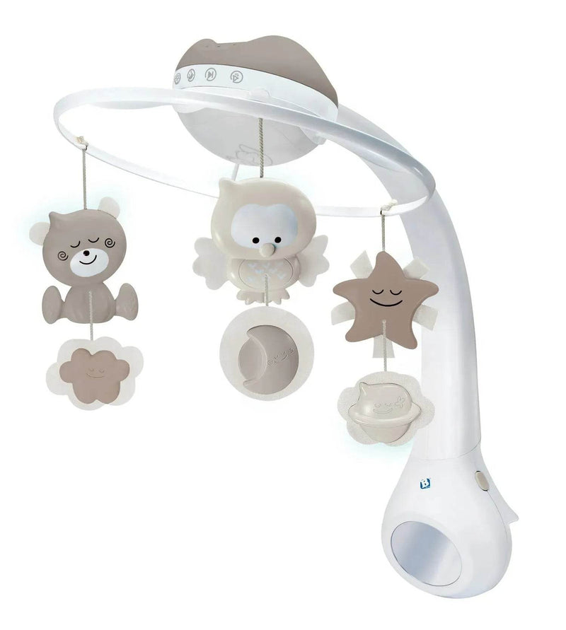 Móvil Proyector 3 en 1 Beige, Infantino - Kidsclub