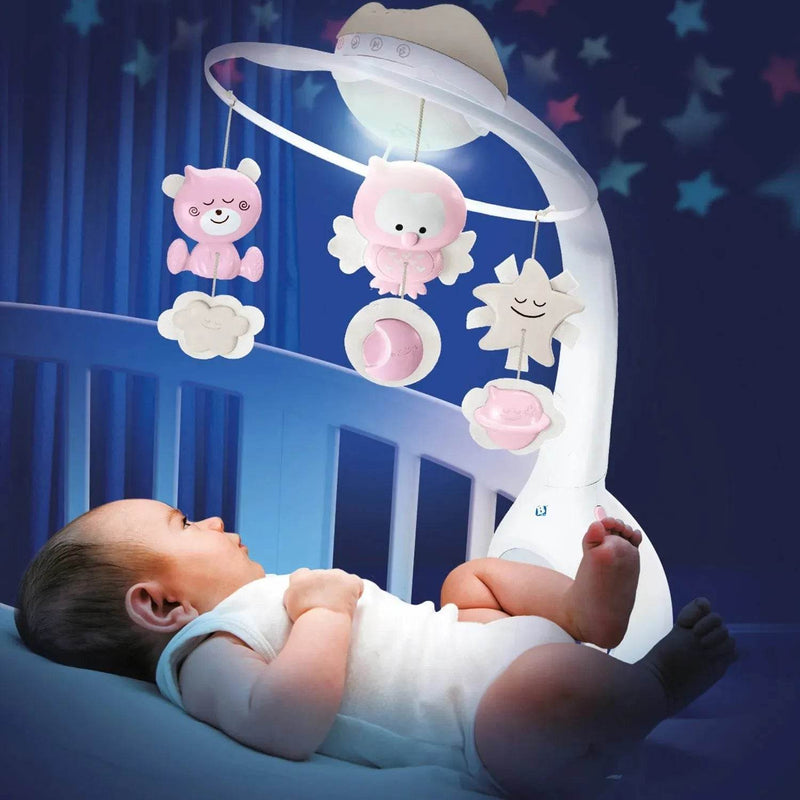 Móvil Proyector 3 en 1 Beige, Infantino - Kidsclub
