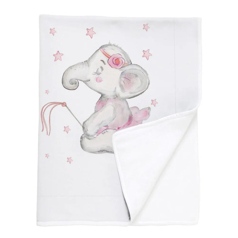 Manta Polar - Elefanta Bailarina, Tuyo Print