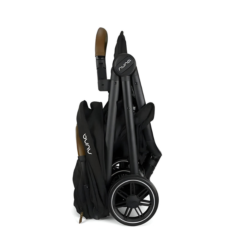 Coche de Paseo Nuna TRVL Negro con Plegado Automático