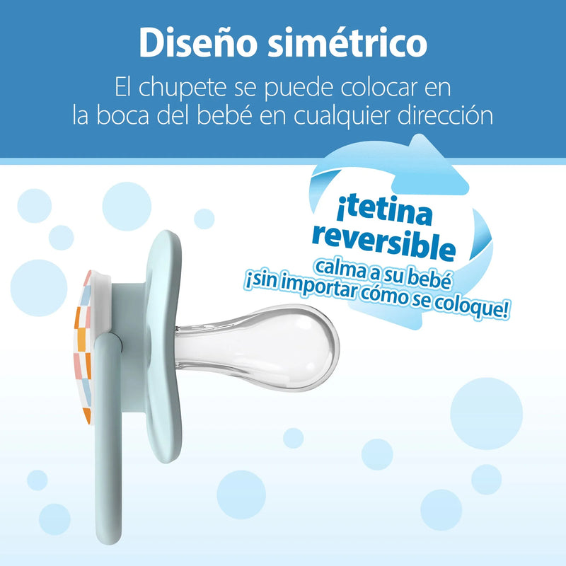 Chupete Advantage Noche, Oceano Coral 0-6M, 2UN, Dr.Brown&