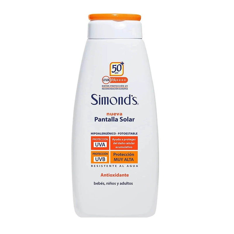 Pantalla Solar Crema Spf 50+ 200ml, Simonds