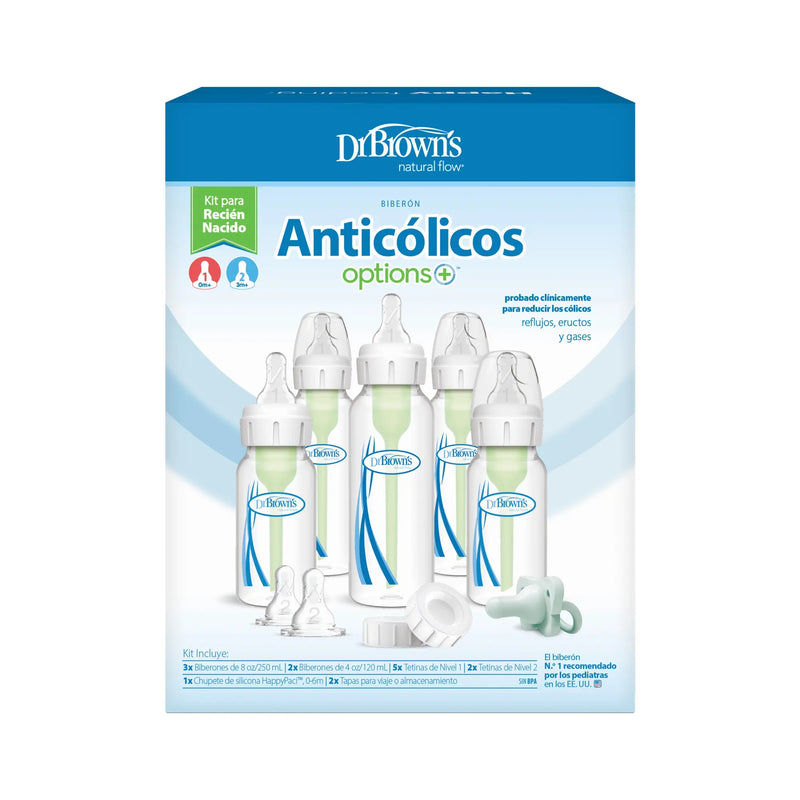 Set de mamaderas Recién Nacido Estándar Anticólico, Dr. Brown&