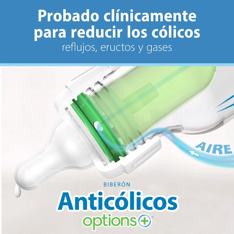 Set de mamaderas Recién Nacido Estándar Anticólico, Dr. Brown&