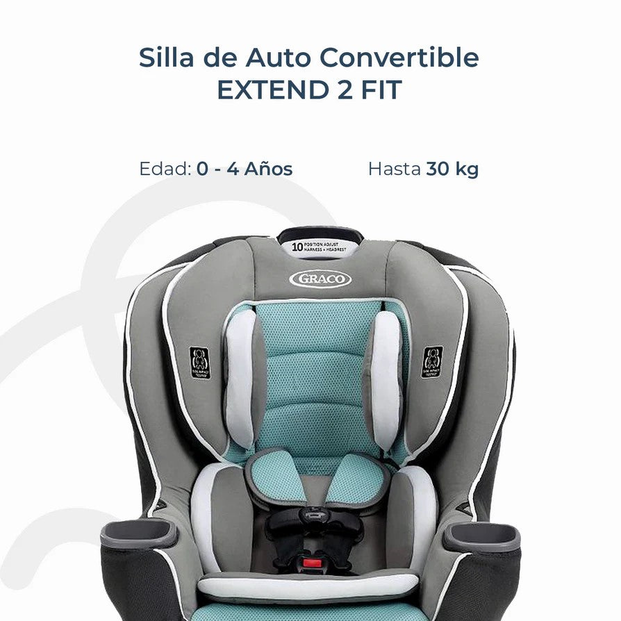 Silla de Auto Convertible Extend2Fit Spire, Graco