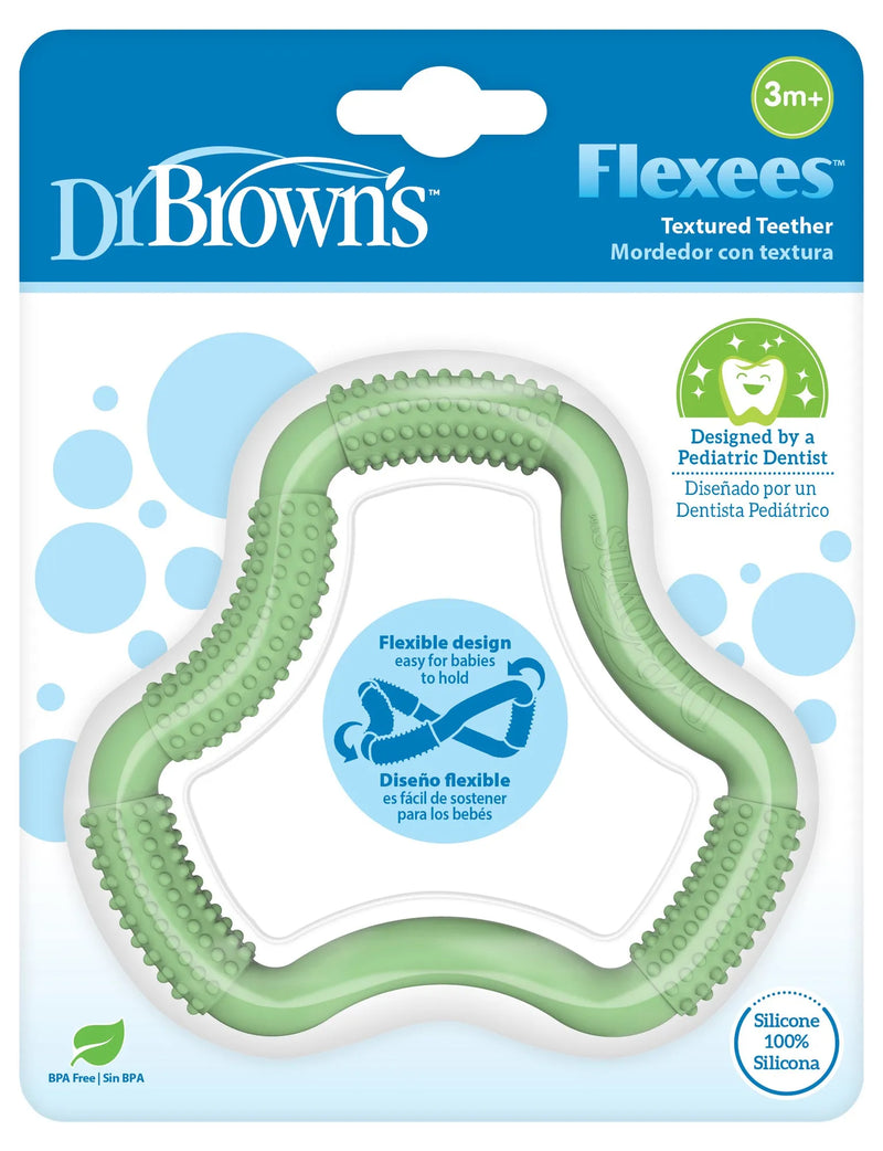 Mordedor flexible en forma de "A", Verde 3M+, Dr.Brown&