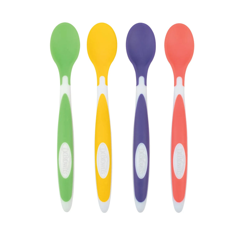 Pack 4 Cucharas punta blanda 4M+, Dr.Brown&