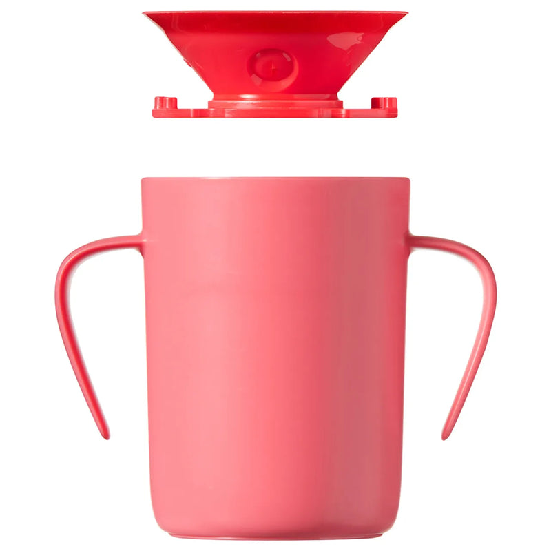 Vaso Trainer Easi-Flow 360° con Asas (6 meses +) 200ml. Color Rosa, Tommee Tippee