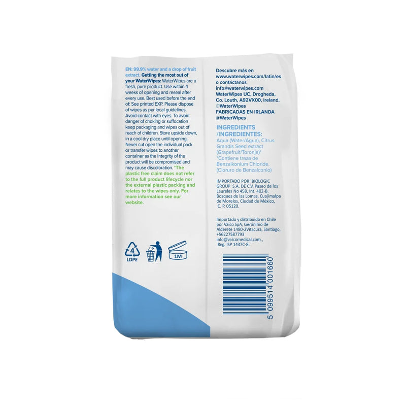 Toallitas húmedas bio WaterWipes 3x60 uns