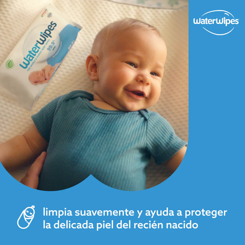 Toallitas húmedas bio WaterWipes 3x60 uns