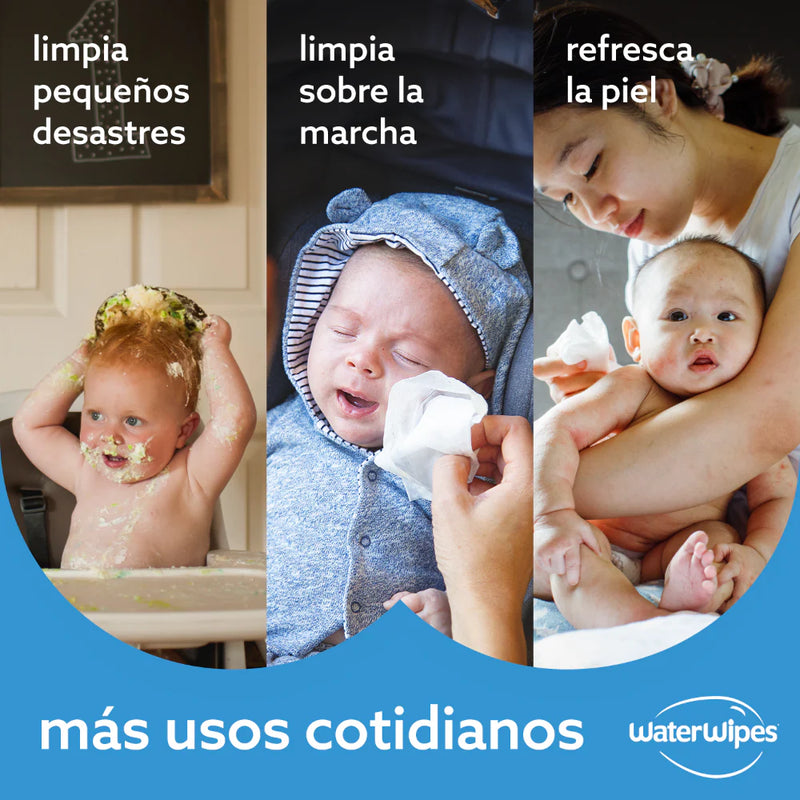 Toallitas húmedas bio WaterWipes 3x60 uns