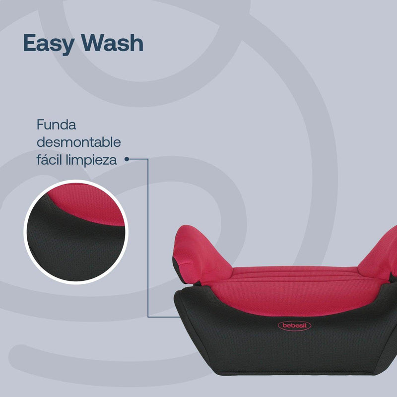 Alzador Booster Confort Rojo, Bebesit - Kidsclub