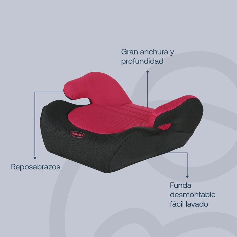 Alzador Booster Confort Rojo, Bebesit - Kidsclub