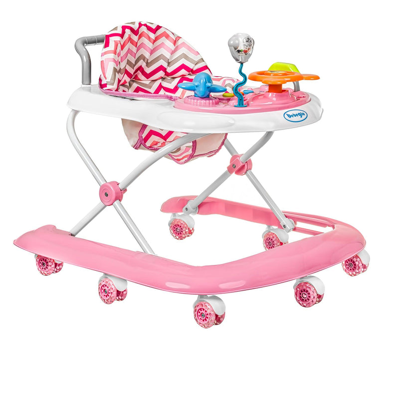 Andador musical bluetooth rs-36-2 rosado, Bebeglo - KIDSCLUB Tienda ONLINE
