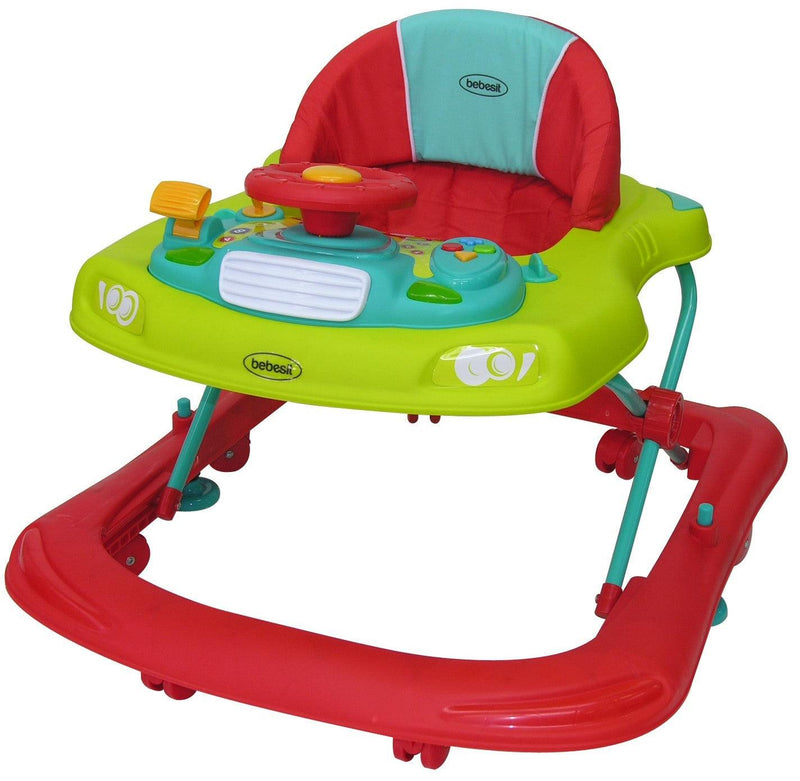 Andador Musical Runner Rojo, Bebesit - KIDSCLUB Tienda ONLINE