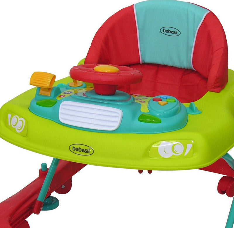 Andador Musical Runner Rojo, Bebesit - KIDSCLUB Tienda ONLINE