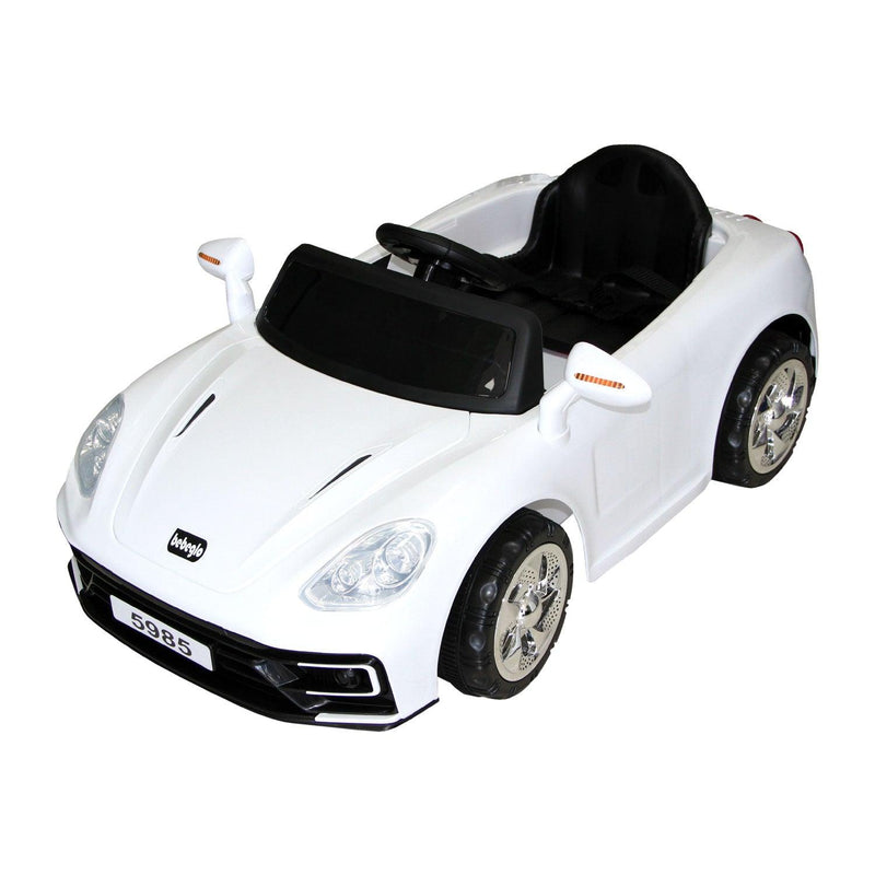 Auto a batería (control remoto) blanco RS-5985-1, Bebeglo - KIDSCLUB Tienda ONLINE