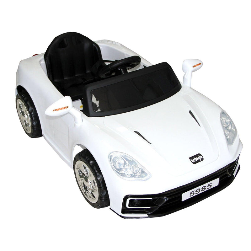 Auto a batería (control remoto) blanco RS-5985-1, Bebeglo - KIDSCLUB Tienda ONLINE