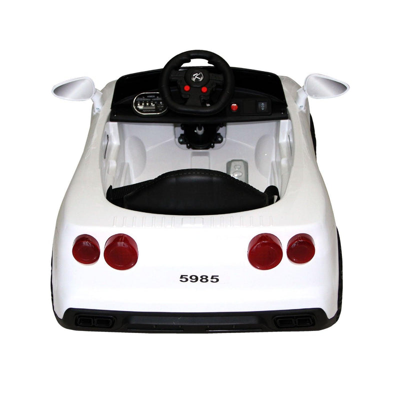 Auto a batería (control remoto) blanco RS-5985-1, Bebeglo - KIDSCLUB Tienda ONLINE