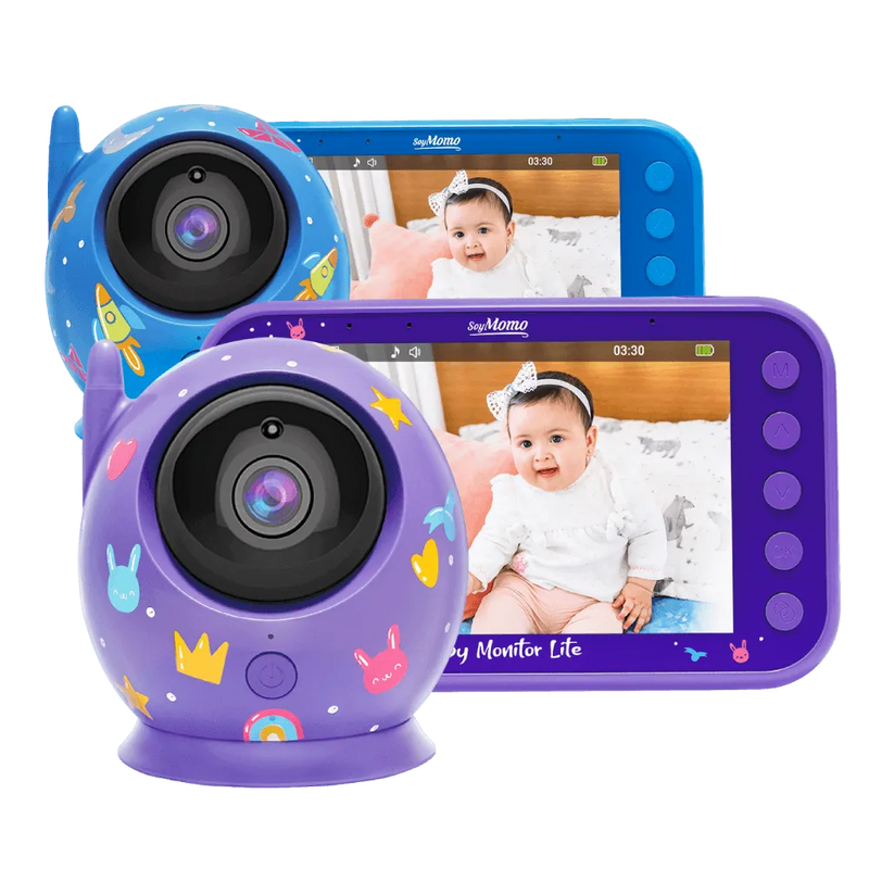 Baby Monitor Lite Azul - Pantalla 4,3, SoyMomo - KIDSCLUB Tienda ONLINE