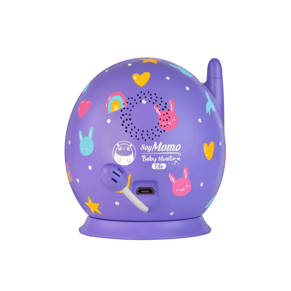 Baby Monitor Lite Morado - Pantalla 4,3, SoyMomo - Kidsclub