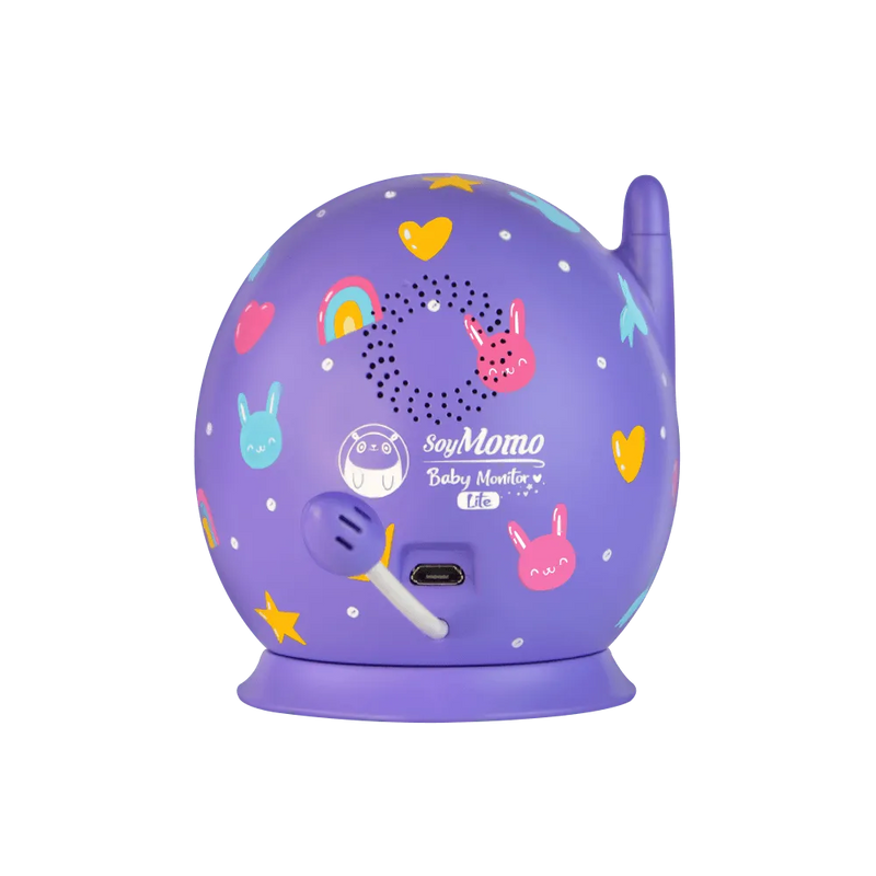 Baby Monitor Lite Morado - Pantalla 4,3, SoyMomo - KIDSCLUB Tienda ONLINE